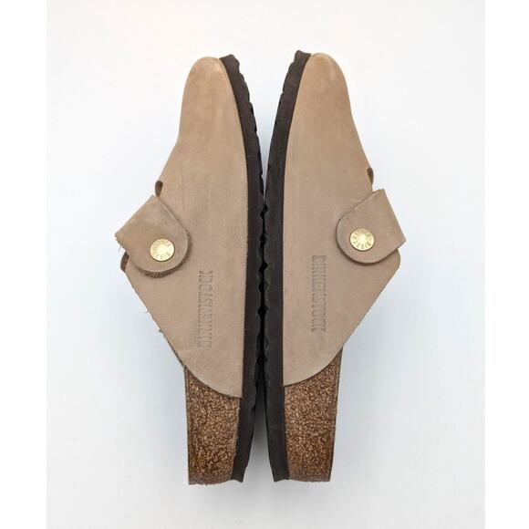 Birkenstock Boston Big Buckle Clogs Unisex Tobacco Brown Size US W7/M5 EU38 - Picture 5 of 11